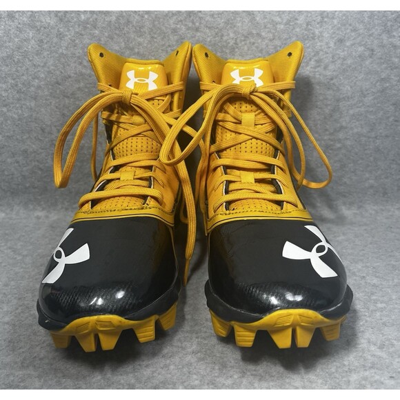 Under Armour UA Highlight Lux RM Jr Football Cleats 3021201-004 Youth 4.5 Yellow - Picture 2 of 10